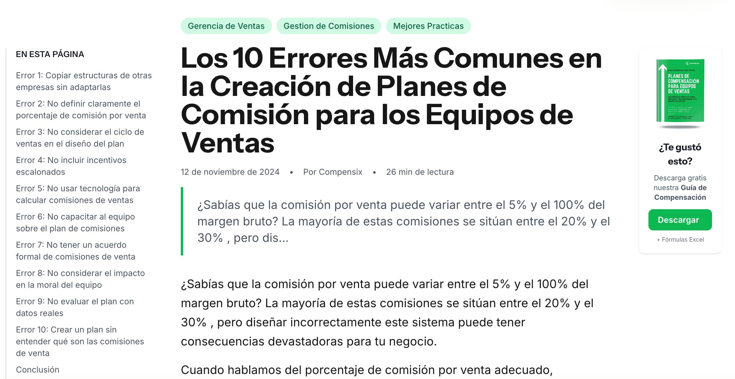Los 10 Errores Más Comunes en la Creación de Planes de Comisión para los Equipos de Ventas